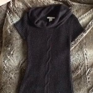 Charlotte Russe Black short sleeve sweater dress